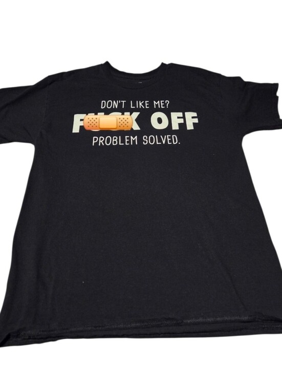 Spencer's Tops - Don't Like Me F*** Off Graphic Tee Unisex L NWOT